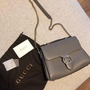 Gucci Interlocking Top Handle Handbag